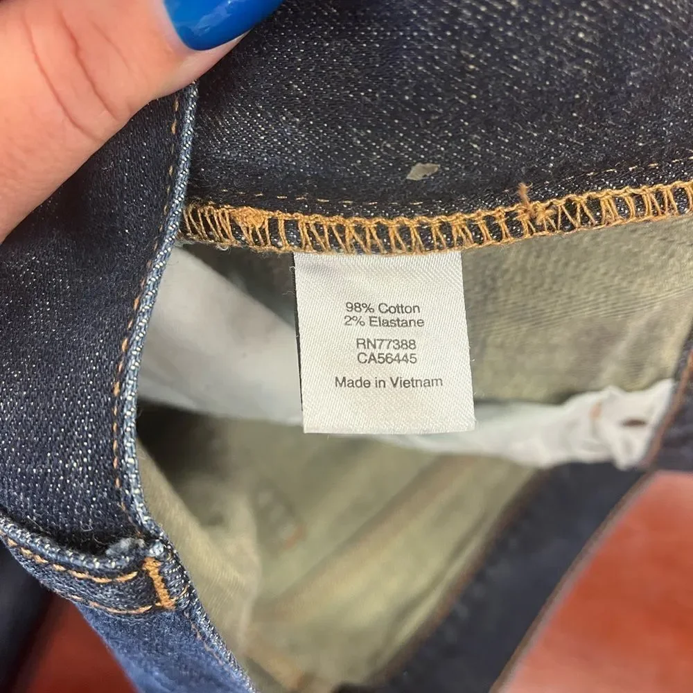 J. Crew Driggs CutJeans sz 34X34 EUC